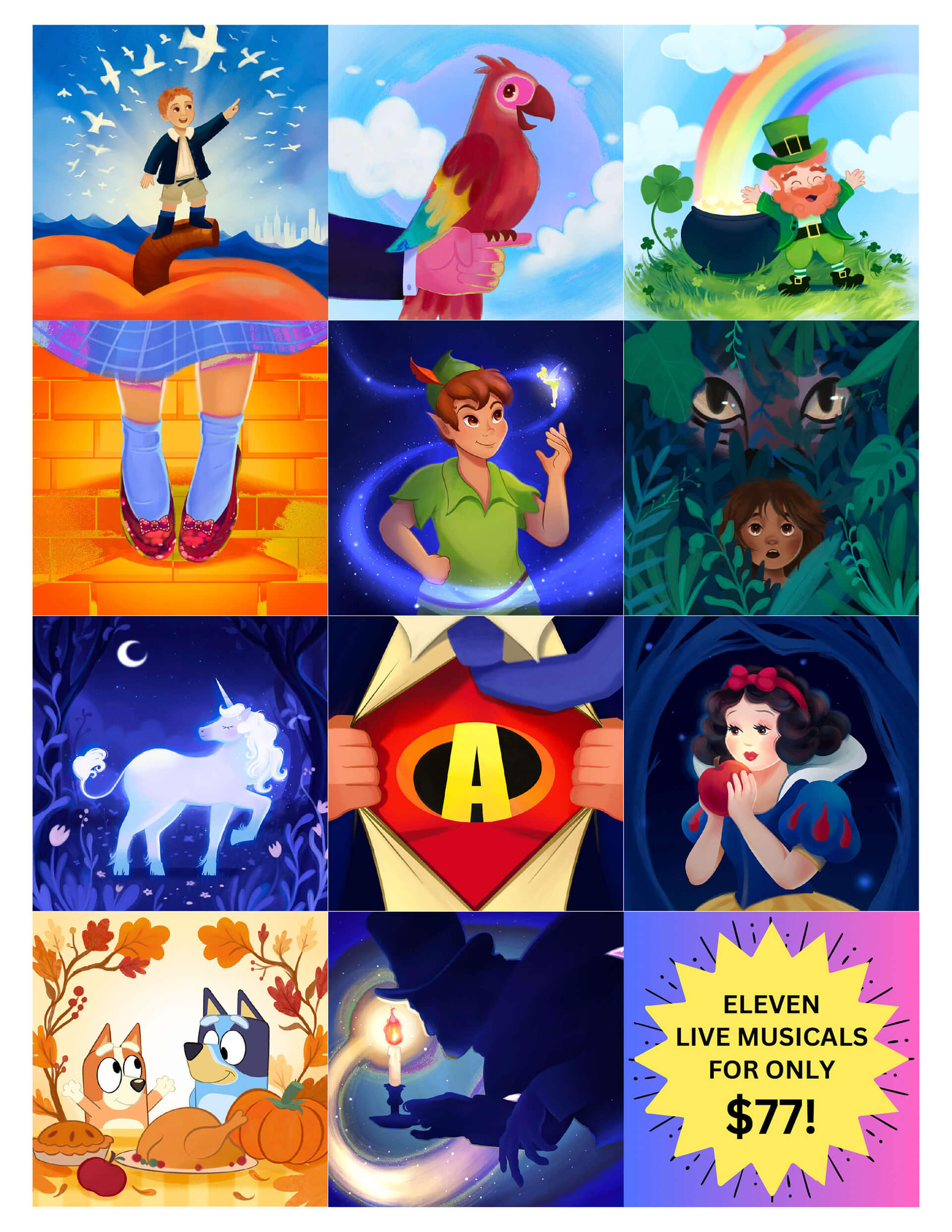 2027 Children's Theatre Season Flyer
